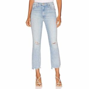 MOTHER Hustler Ankle Chew Jeans in Petal Plucker